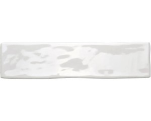 DEKOR CERAMICZNY BIAŁY, BIAŁA LISTWA CERAMICZNA 7,5X30CM 