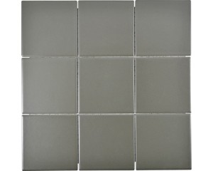 Mozaika ceramiczna szara, Półmattowa