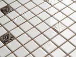 MOZAIKA CERAMICZNA BIAŁA SIL