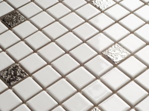 MOZAIKA CERAMICZNA BIAŁA SIL