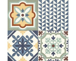 Płytka ceramiczna Hiszpańska z kolorowym wzorem 1m2 