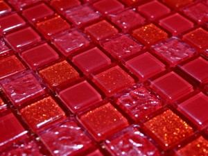 MOZAIKA SZKLANA MIX RED REEF