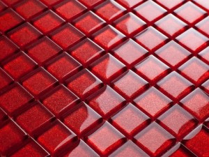 Mozaika SZKLANA RED METALIK 2