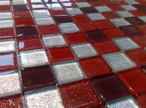 MOZAIKA SZKLANA MIX RED