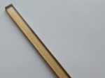 LISTWA SZKLANA ZŁOTA 2x 60 cm