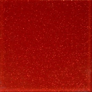 Płytka czerwona z brokatem 10 x 10 cm